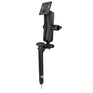 RAM MOUNT 8" UPPER FLANGE POLE WITH D SIZE 75X75MM VESA MOUNT