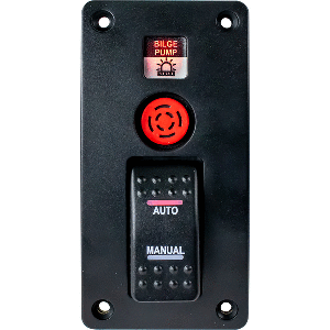 SEA DOG BILGE PUMP WATER ALARM PANEL W/SWITCH