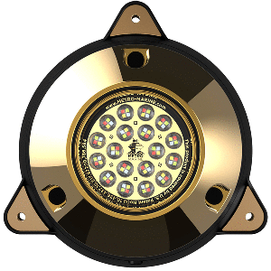 METRO MARINE HIGH-OUTPUT SURFACE MOUNT UNDERWATER LIGHT W/INTELLIGENT FULL SPECTRUM LED'S, RGBW, 90-DEG BEAM