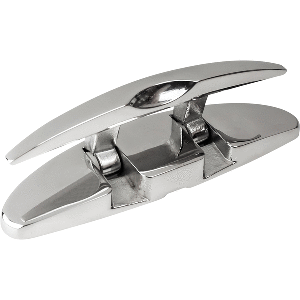 SEA DOG 5" OVAL SS FOLDING CLEAT W/HIDDEN HEX BOLTS