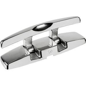 SEA DOG 6" RECTANGLE SS FOLDING CLEAT W/HEX BOLTS
