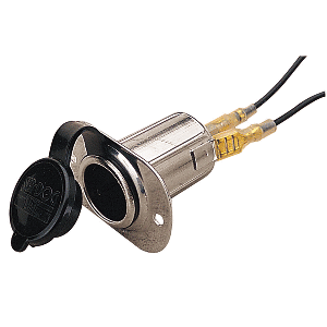 SEA DOG 12V STAINLESS STEEL POWER SOCKET