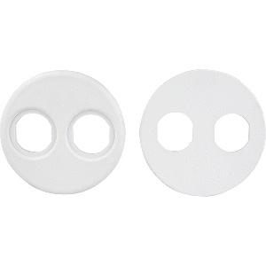 SEA DOG 4" GAUGE POWER SOCKET ADAPTER MOUNTING PLATE, WHITE