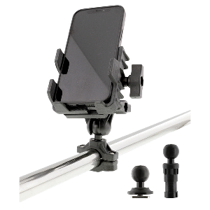 SCOTTY 0139 PHONE HOLDER W/POST, TRACK & RAIL MOUNTS