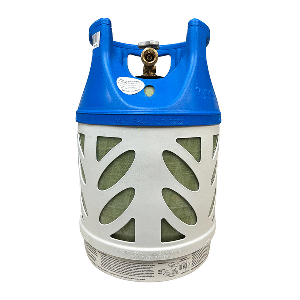 VIKING CYLINDERS 17LB VERTICAL FIBERGLASS COMPOSITE LPG CYLINDER W/TYPE 1 VALVE, OPD, DOT, TC APPROVED
