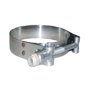 TRIDENT MARINE 316 SS T-BOLT CLAMP, 3/4" BAND, 1.78"-2.09" RANGE