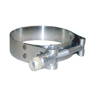 TRIDENT MARINE 316 SS T-BOLT CLAMP, 3/4" BAND, 2.28"-2.59" RANGE