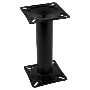 WISE 13" STEEL PEDESTAL, BLACK