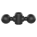 RAM MOUNT RAM DOUBLE BALL ADAPTER W/1/2