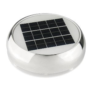 MARINCO 3" DAY/NIGHT SOLAR VENT, STAINLESS STEEL