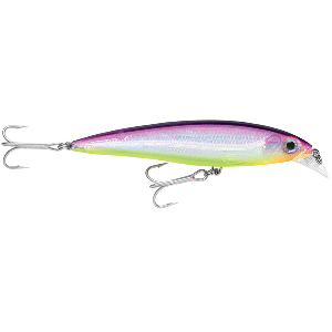 RAPALA X-RAP SALTWATER 4-3/4" PURPLE CHARTREUSE
