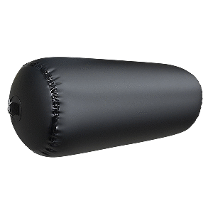 SEIPEL MARINE SPECIALTY INFLATABLE FENDER, 12" X 30", BLACK