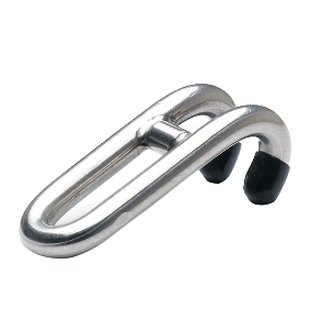 C SHERMAN JOHNSON "CAPTAIN HOOK" CHAIN SNUBBER SMALL SNUBBER HOOK ONLY (5/16" T-316 STAINLESS STEEL STOCK)