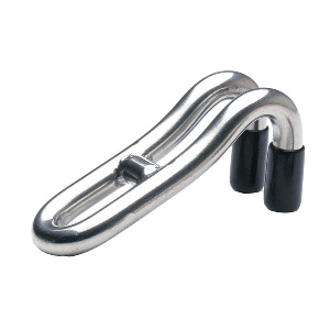 C SHERMAN JOHNSON "CAPTAIN HOOK" CHAIN SNUBBER LARGE SNUBBER HOOK ONLY (1/2" T-316 STAINLESS STEEL STOCK)