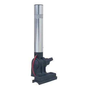 PERKO 6-3/8" WHITE ALL ROUND LIGHT, TOWER/ARCH MOUNT