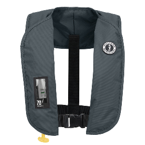 MUSTANG MIT 70 AUTOMATIC INFLATABLE PFD, ADMIRAL GRAY
