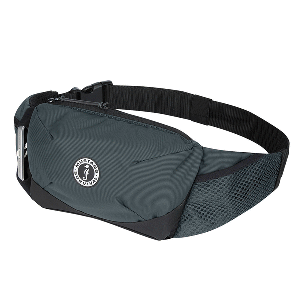MUSTANG ESSENTIALIST MANUAL INFLATABLE BELT PACK, ADMIRAL GREY