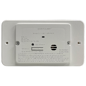 SAFE-T-ALERT 62 SERIES MARINE CARBON MONOXIDE, FLUSH MOUNT, WHITE, 12V W/TRIM RING