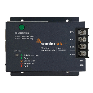 SAMLEX SOLAR CHARGE CONTROLLER, 12/24 PWM, 30 AMP
