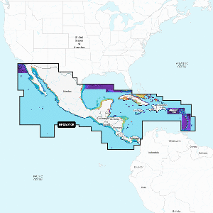NAVIONICS PLATINUM+ NPSA010R, CENTRAL AMERICA & CARIBBEAN