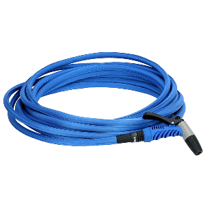 HOSECOIL 50' BLUE FLEXIBLE HOSE KIT W/ RUBBER TIP NOZZLE