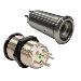 BLUEWATER 22MM INRUSH PUSH BUTTON SWITCH MOMENTARY OFF(ON)(ON), BLUE/RED/GREEN LED, SWITCH BODY ONLY