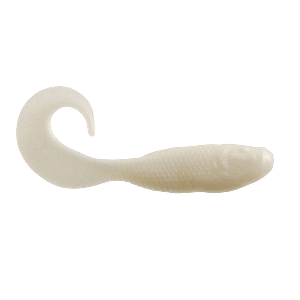 BERKLEY GULP! SALTWATER SWIMMING MULLET, 5", PEARL WHITE