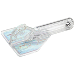 LUHR-JENSEN 30' JET DRIVER, CLEAR UV MOON JELLY
