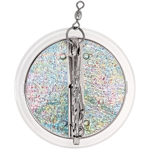 LUHR-JENSEN 3-1/4" DIPSY DIVER, SILVER/SILVER BOTTOM CRUSH