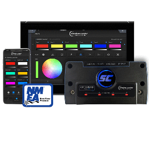 SHADOW-CASTER LIGHT COMMANDER VERSION 2, 6-ZONE LIGHTING CONTROLLER W/BLUETOOTH/WI-FI, NMEA 2000 & HTML ETHERNET CONNECTIVITY
