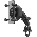 RAM MOUNT RAM X-GRIP PHONE MOUNT W/VIBE-SAFE & U-BOLT BASE, MEDIUM