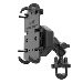 RAM MOUNT RAM QUICK-GRIP XL PHONE MOUNT W/VIBE-SAFE & U-BOLT BASE, SHORT