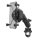 RAM MOUNT RAM X-GRIP LARGE PHONE MOUNT W/VIBE-SAFE & U-BOLT BASE, MEDIUM