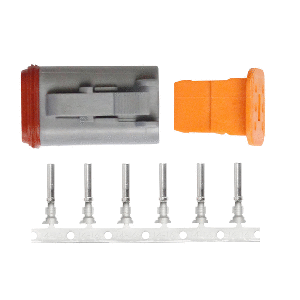 PACER DT DEUTSCH PLUG REPAIR KIT, 14-18 AWG (6 POSITION)