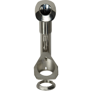 CE SMITH 80 SERIES SCREWLESS FLUSH MOUNT ROD HOLDER, 30 DEGREE, SS, CAST BOTTOM, BLACK LINER