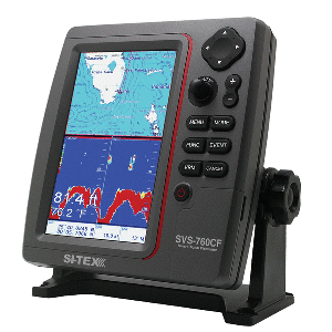 SITEX GPS DUAL FREQUENCY 600W SONAR SYSTEM, 7" COLOR LCD W/INTERNAL & EXTERNAL GPS ANTENNA & C-MAP 4D CARD