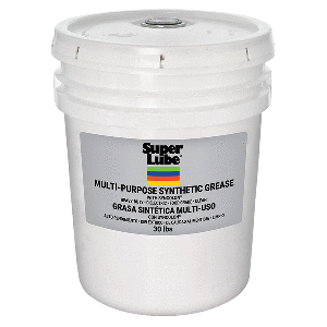 SUPER LUBE MULTI-PURPOSE SYNTHETIC GREASE W/SYNCOLON (PTFE), 30LBS