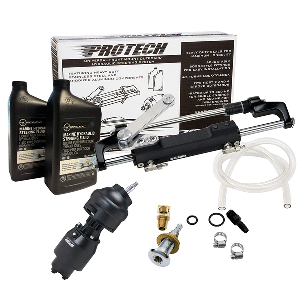 UFLEX PROTECH 2.1 FRONT MOUNT TILT OB HYDRAULIC SYSTEM, INCLUDES UP28T HELM PUMP, OIL, UC128TS-2 CYLINDER, & X52 TILT, NO HOSES