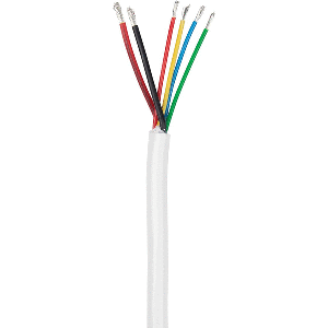 ANCOR RGB + SPEAKER CABLE, 18/4 +16/2 ROUND JACKET, 100' SPOOL LENGTH