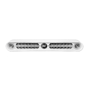 SHADOW-CASTER EAGLE RAY LED LIGHT BAR, WHITE HOUSING & DUAL OPTICS