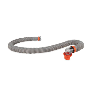 CAMCO RHINO X RV 20' SEWER HOSE KIT, PRE-ATTACHED 360-DEGREE SWIVEL FITTINGS