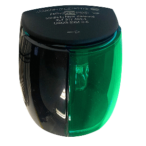 HELLA MARINE NAVILED PRO STARBOARD NAVIGATION LAMP, BLACK, 3NM