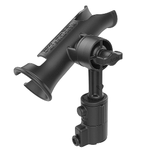 RAM MOUNT RAM TUBE JR. HOLDER W/UNIVERSAL ADAPT-A-POST TRACK BASE, 4" POST