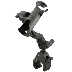 RAM MOUNT RAM TUBE JR. ROD HOLDER W/REVOLUTION ARM & RAM TOUGH-CLAW BASE
