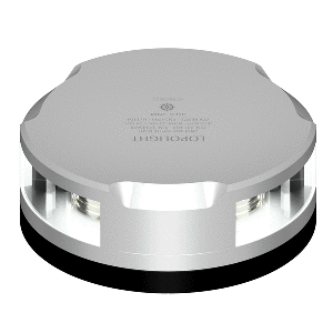 LOPOLIGHT MASTHEAD/360-DEGREE LIGHT, 3NM, SILVER HOUSING W/FB BASE