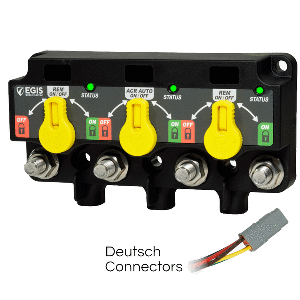 EGIS XD SERIES TRIPLE FLEX 2 RELAY-ACR-RELAY W/KNOBS & 3X DTM CONNECTOR
