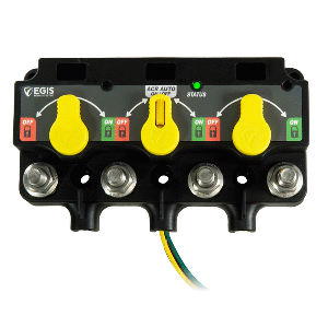 EGIS XD SERIES TRIPLE FLEX 2 MECHANICAL SWITCH-ACR-MECHANICAL SWITCH W/KNOBS & DTM CONNECTOR