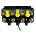 EGIS XD SERIES TRIPLE FLEX 2 MECHANICAL SWITCH-ACR-MECHANICAL SWITCH W/KNOBS & DTM CONNECTOR
