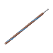 PACER 16 AWG GAUGE STRIPED MARINE WIRE 500' SPOOL, BROWN W/BLUE STRIPE