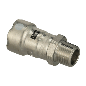 VIEGA MEGAPRESS 316 FKM MPT ADAPTER, 1/2" X 1/2" (MPT)